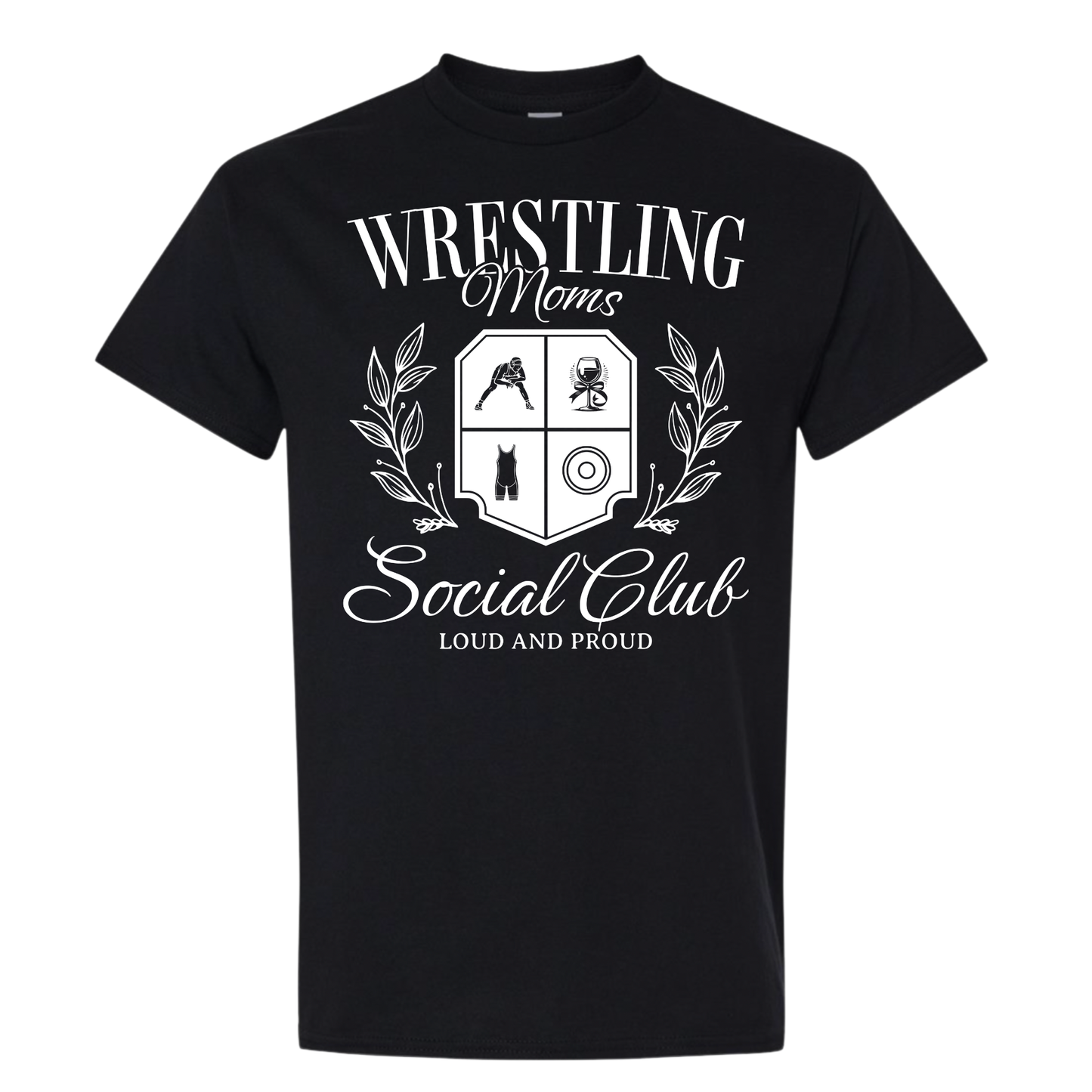 Wrestling Moms Social Club Tee