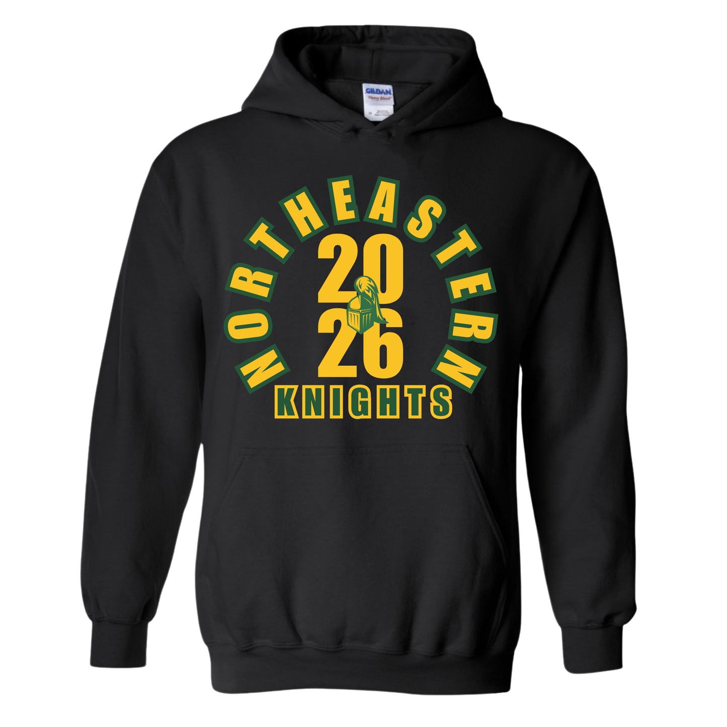2026 Northeastern Knights Two Tone Hoodie