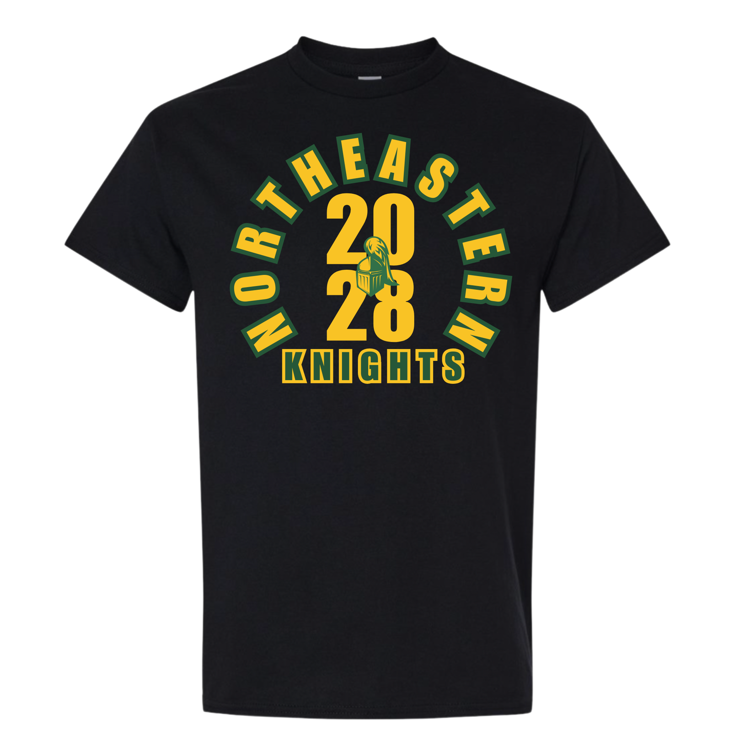 2028 Northeastern Knights Two Tone Tee