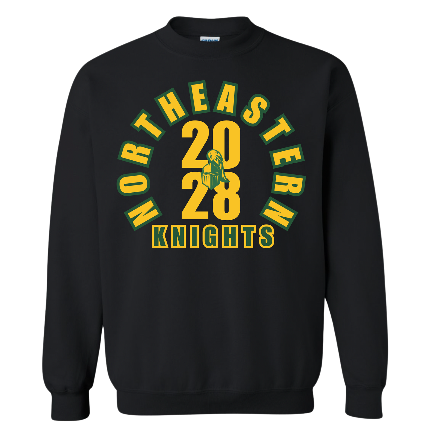 2028 Northeastern Knights Two Tone Sweatshirt