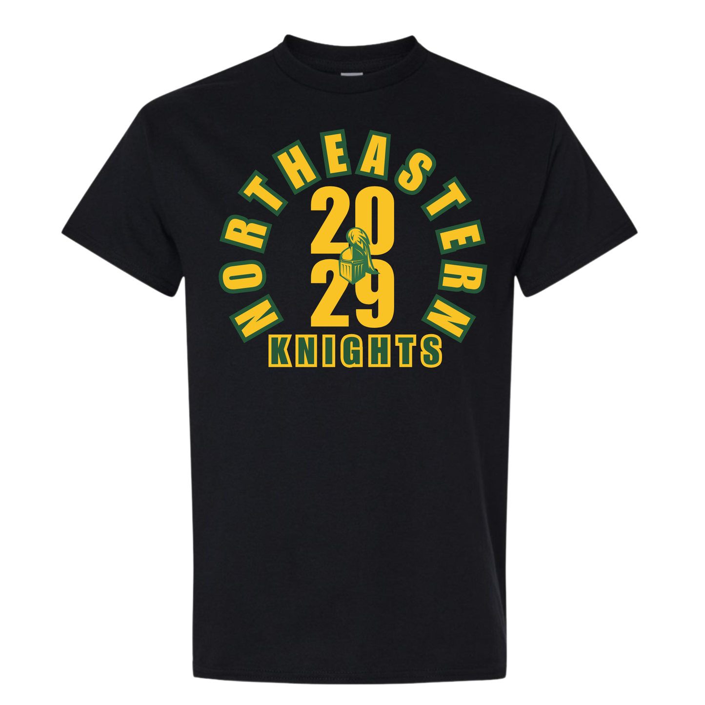 2029 Northeastern Knights Two Tone Tee