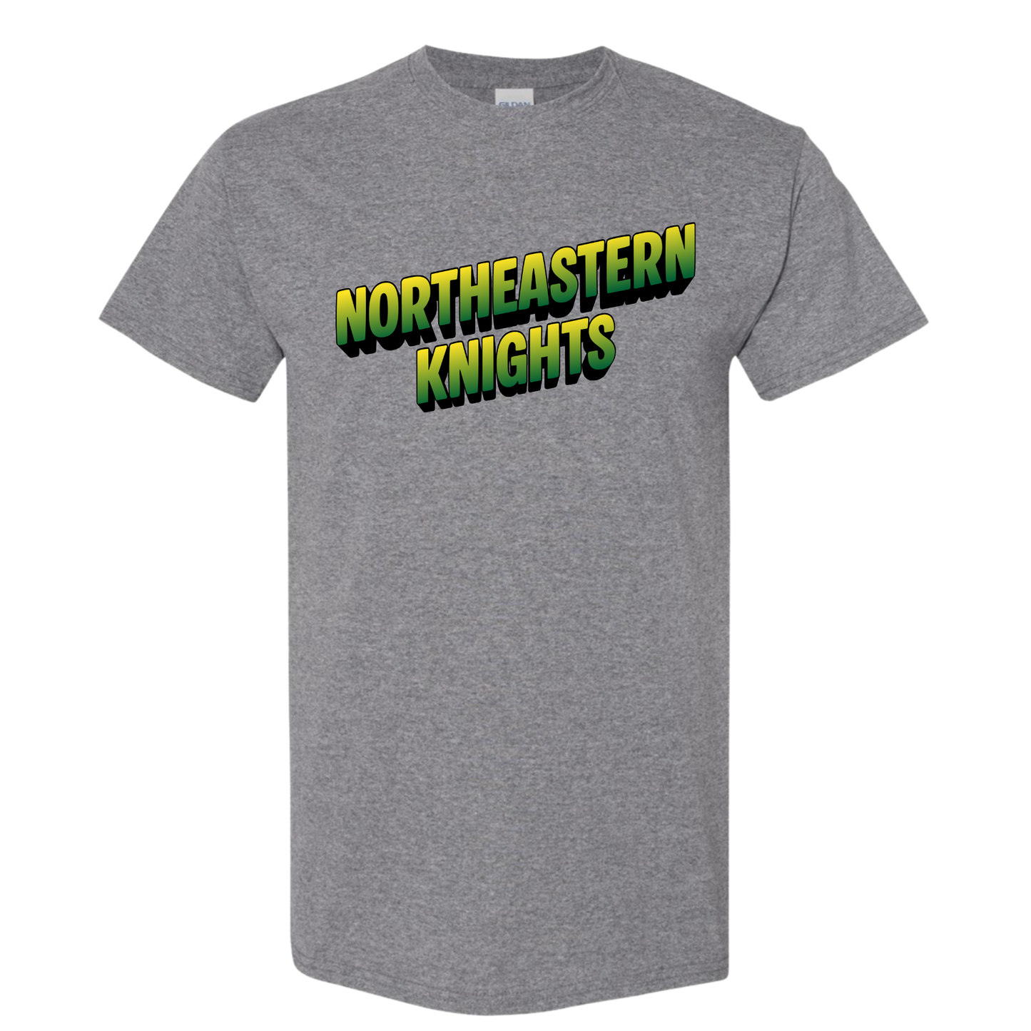 Northeastern Knights Shade Gradiant Tee