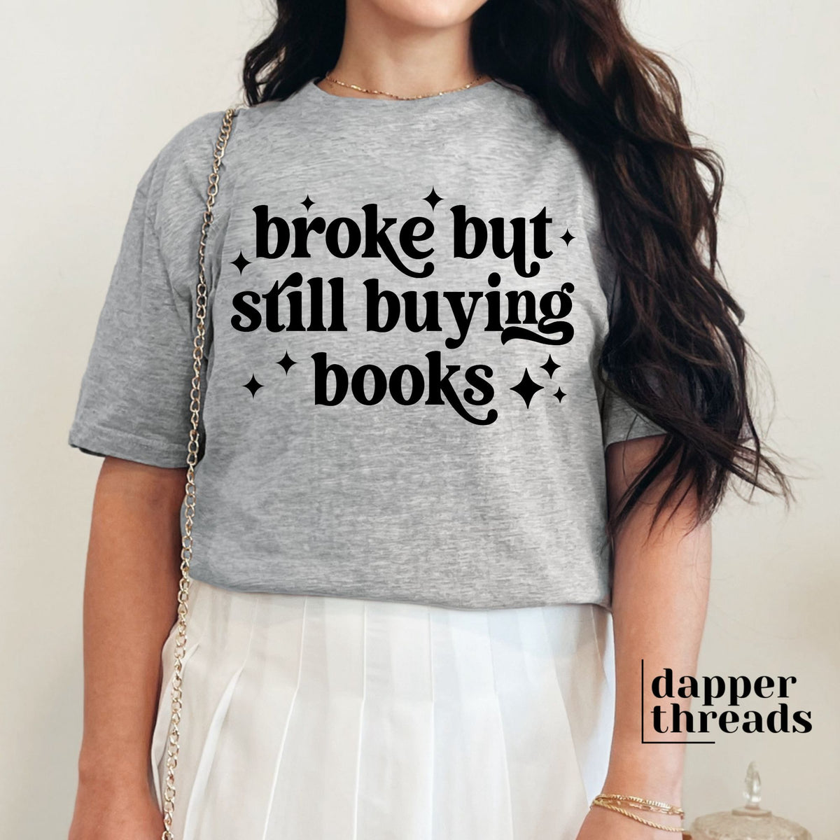 Broke But Still Buying Books Tee