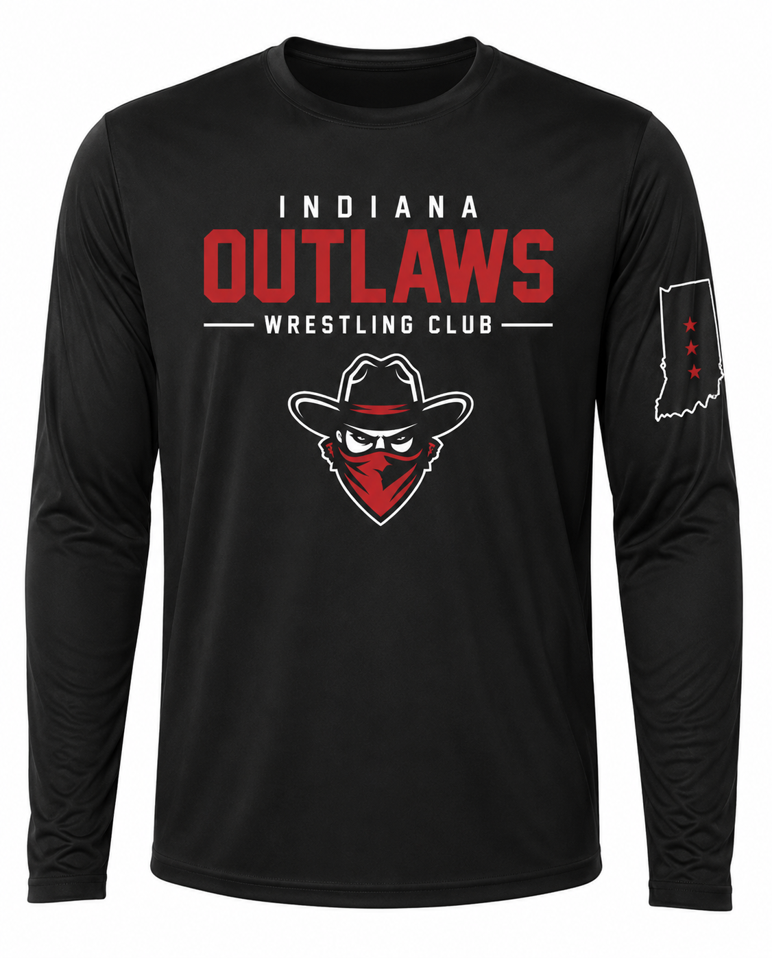 Indiana Outlaws Outlaw Dry Fit Long Sleeve Tee