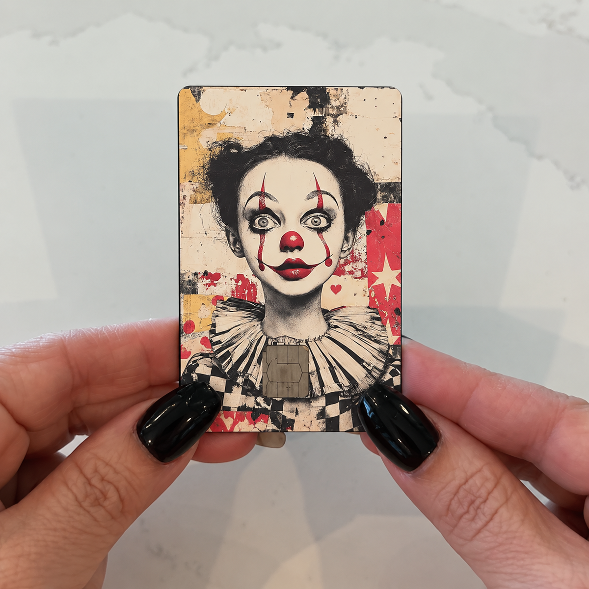 Clown Girl Credit Card Skin