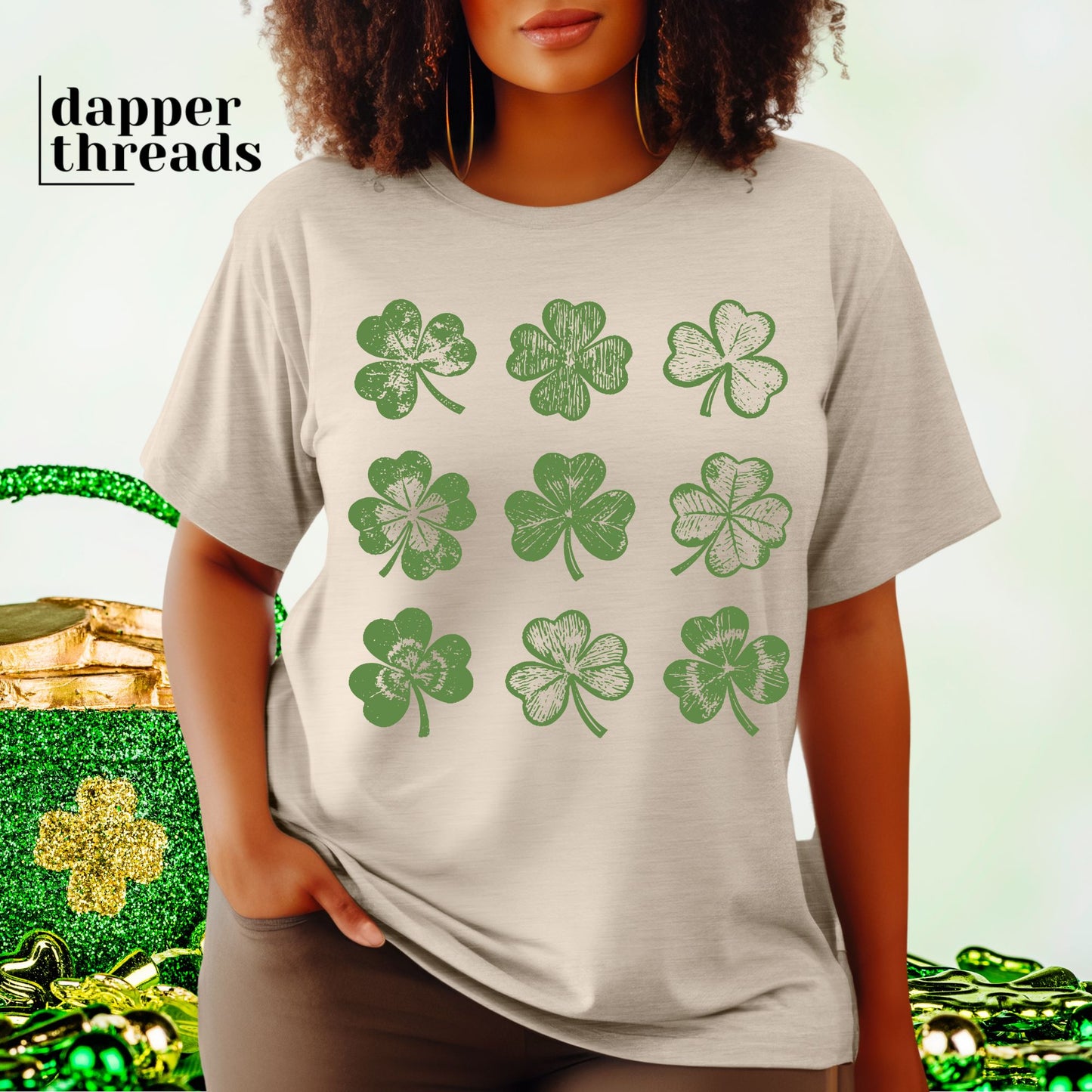 Clover Collage Tee