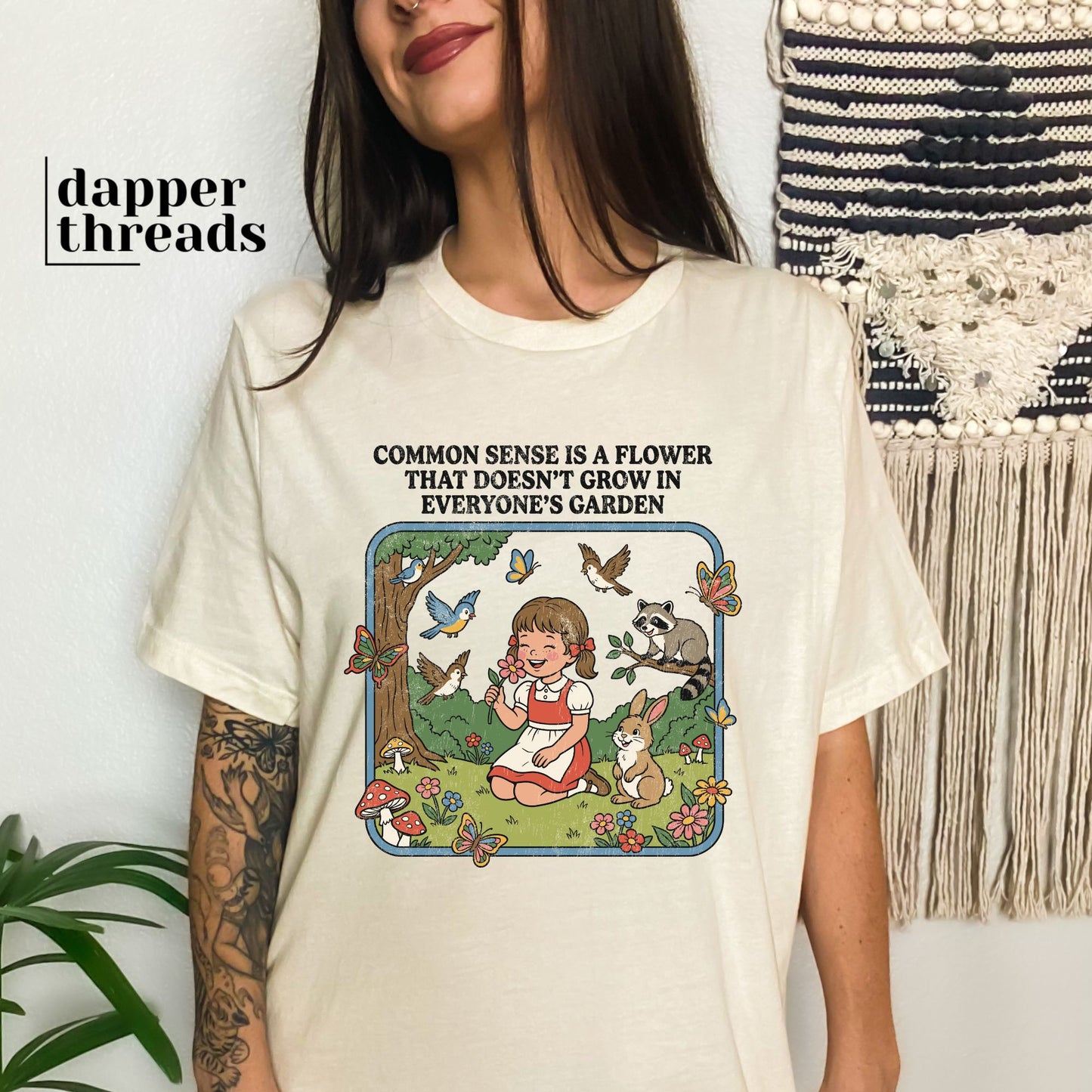 Common Sense Is A Flower Tee