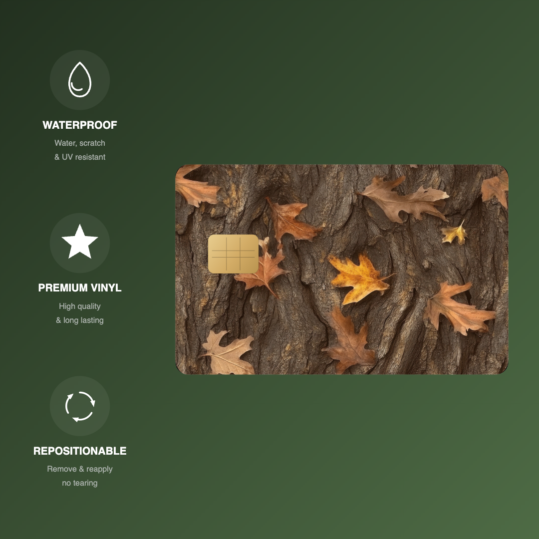 Camo Tree Credit Card Skin - FREE SHIPPING