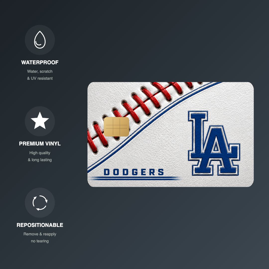 LA Dodgers Credit Card Skin