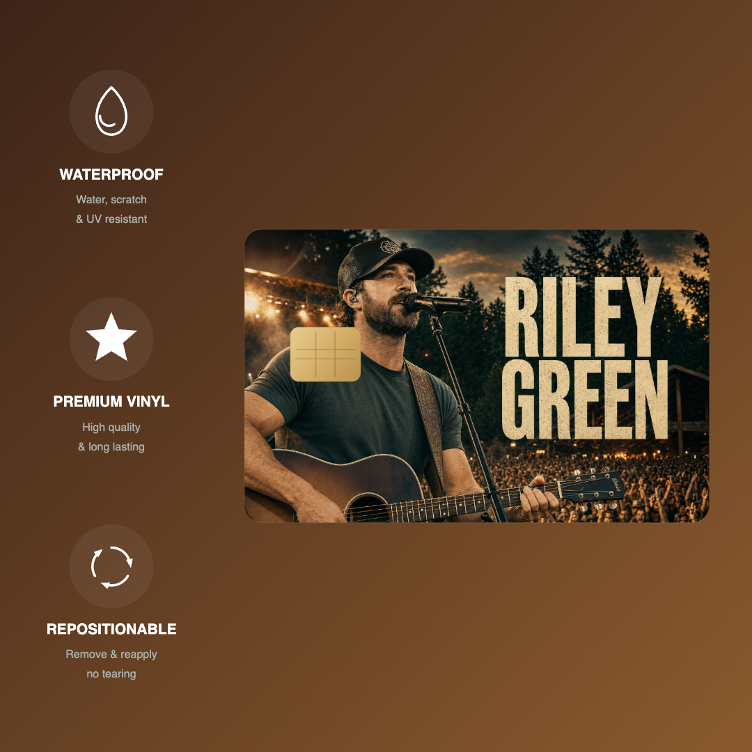 Riley Music Credit Card Skin - FREE SHIPPING