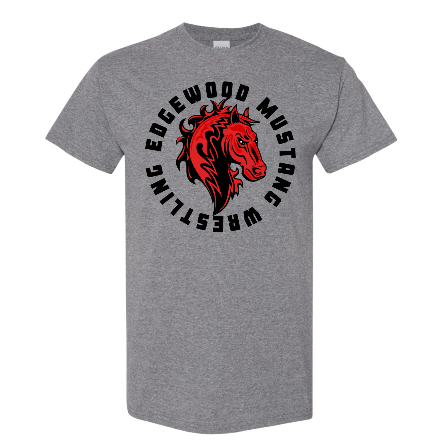 Edgewood Mustang Wrestling Tee