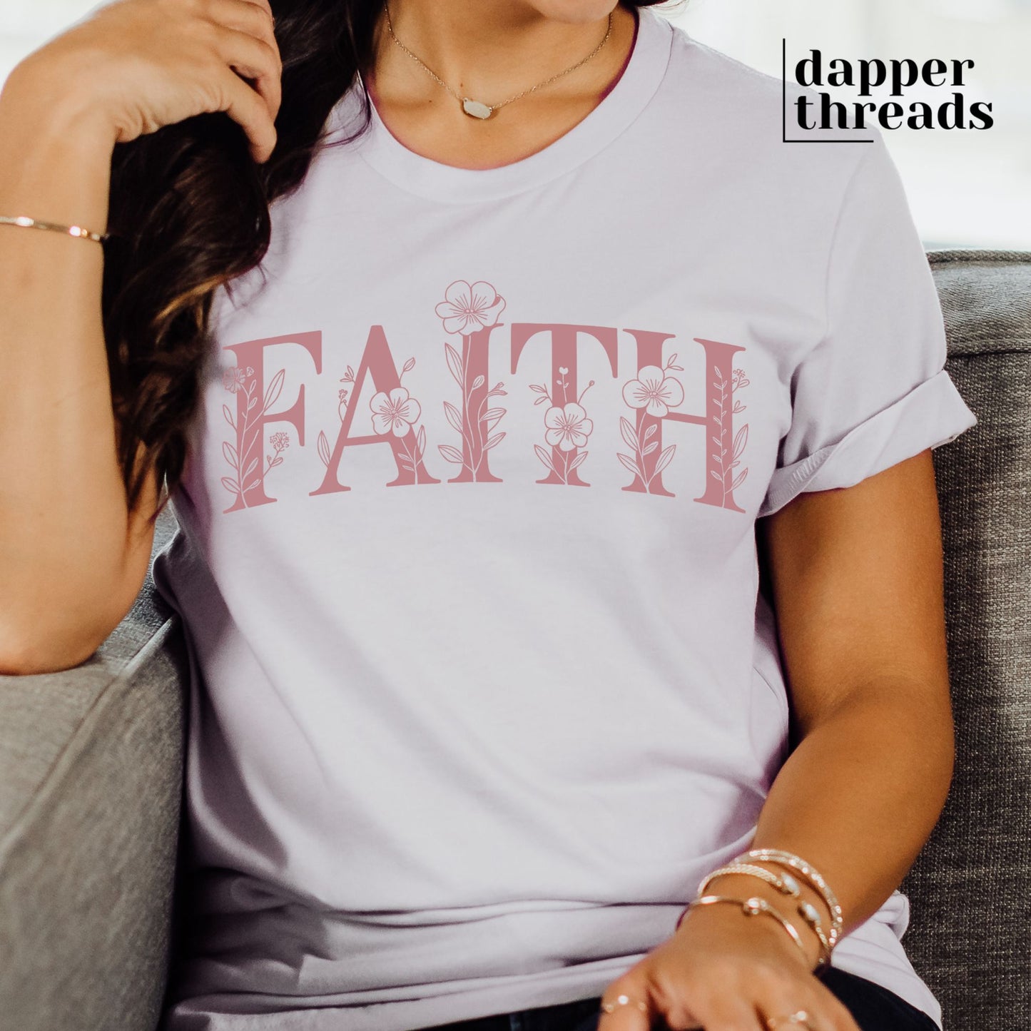 Faith Florals Tee