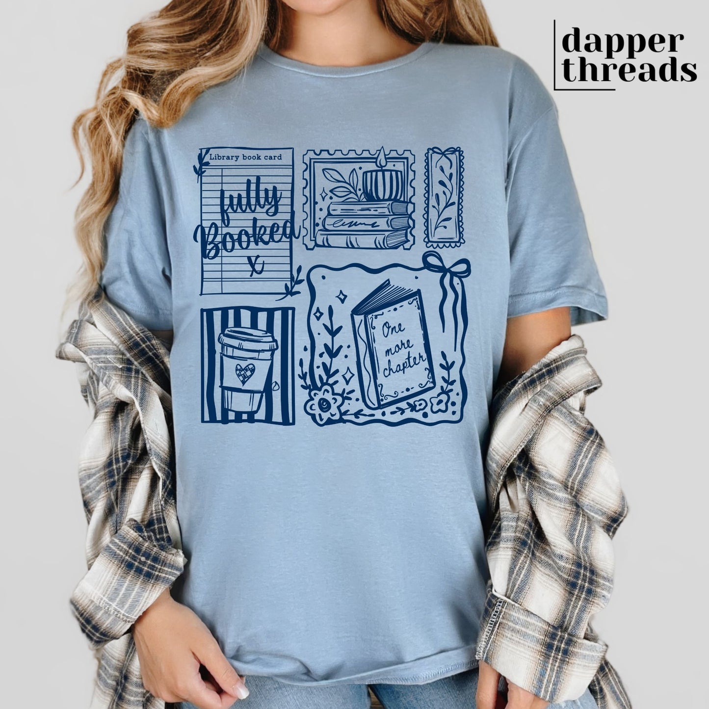 Fully Booked Bookish Stamps Tee
