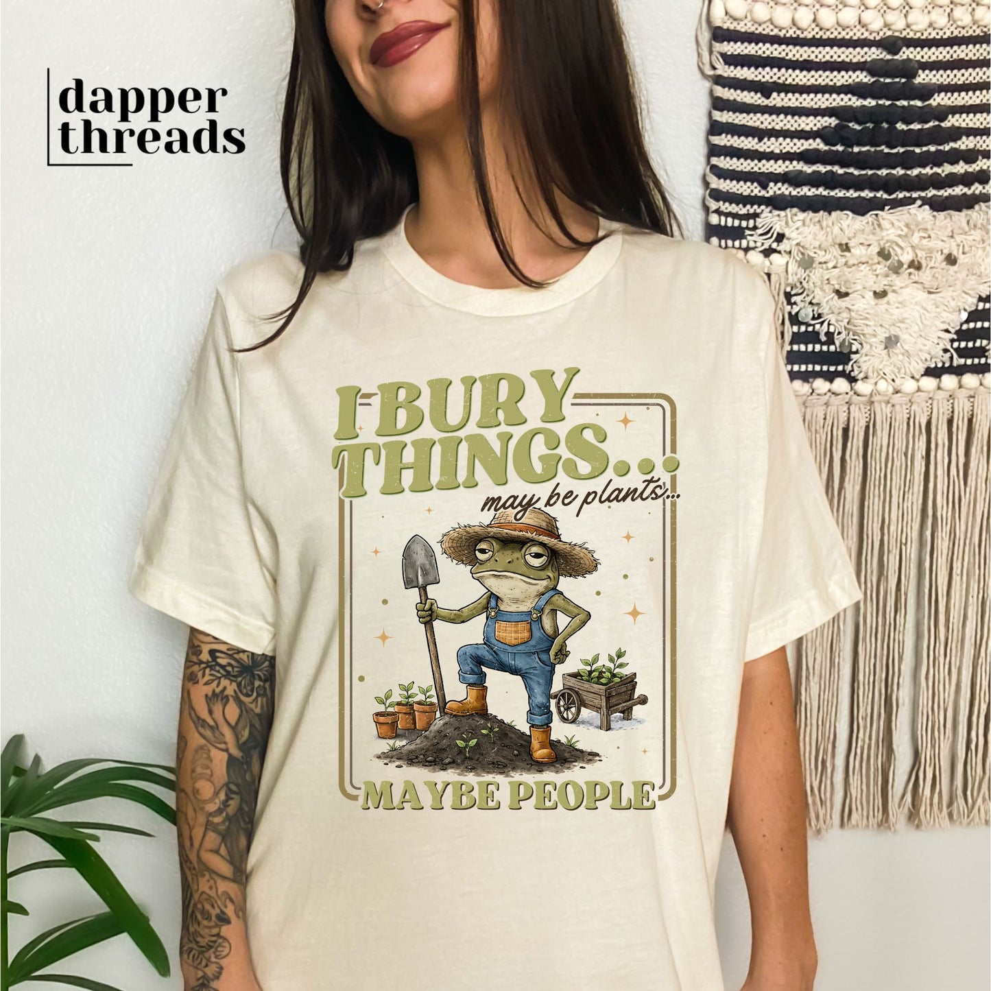 I Bury Things Frog Tee