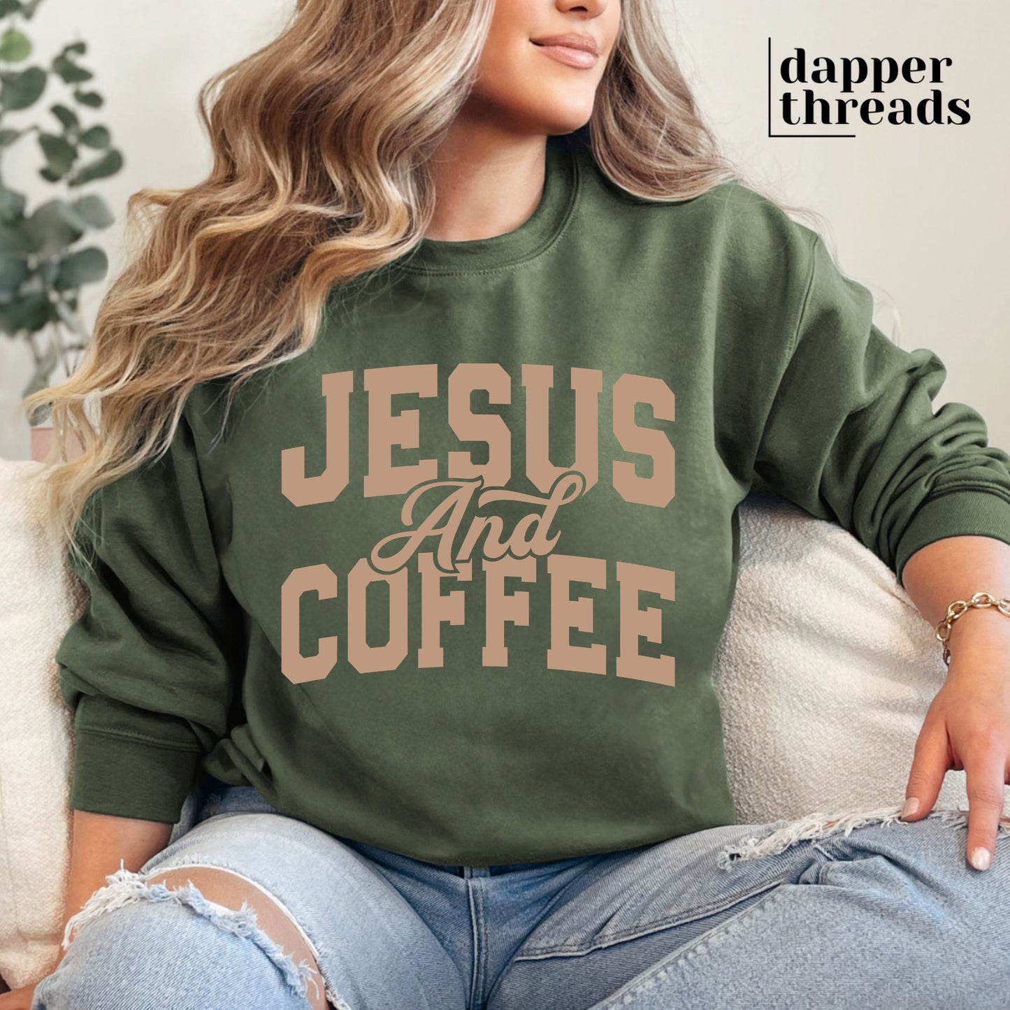 Jesus And Coffee Sweatshirt