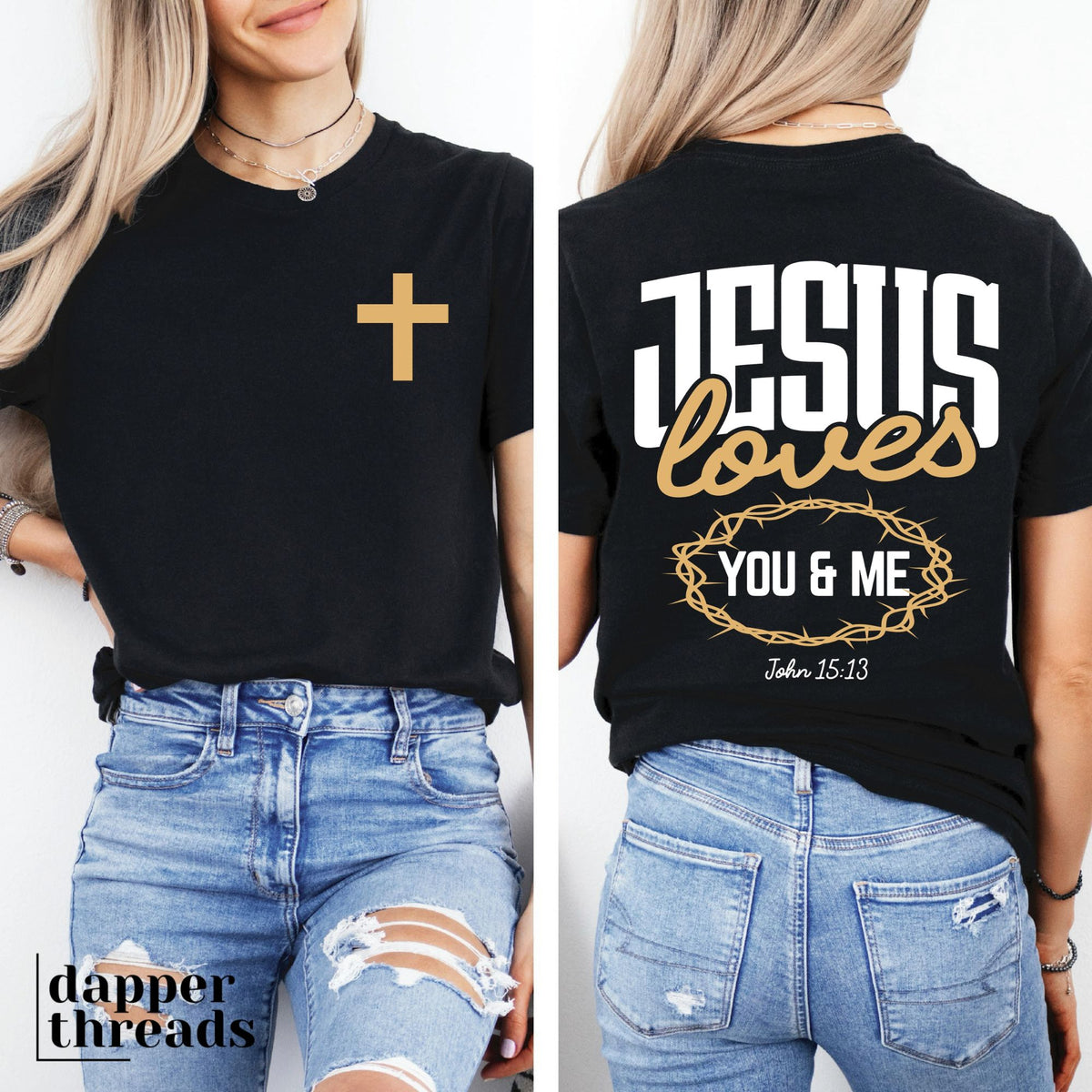 Jesus Loves You & Me Tee