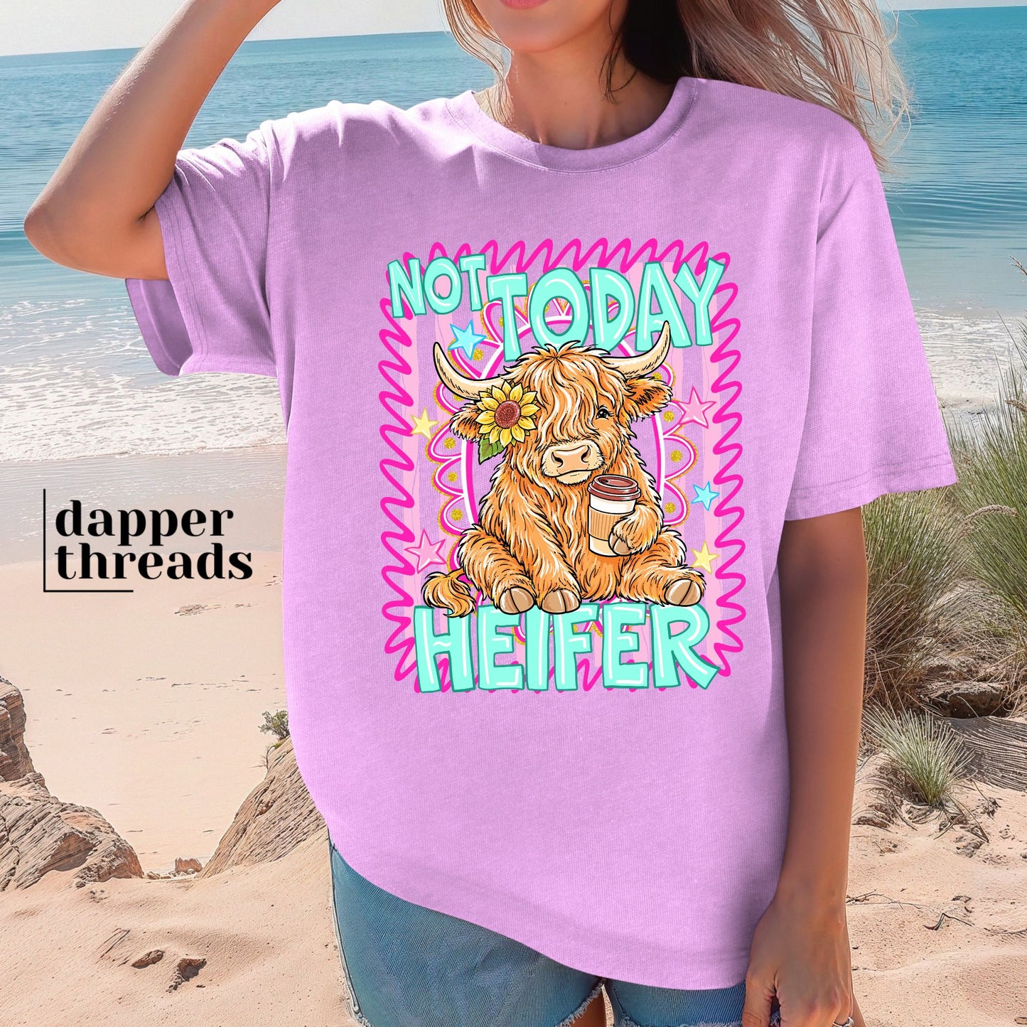 Not Today Heifer Colorful Tee