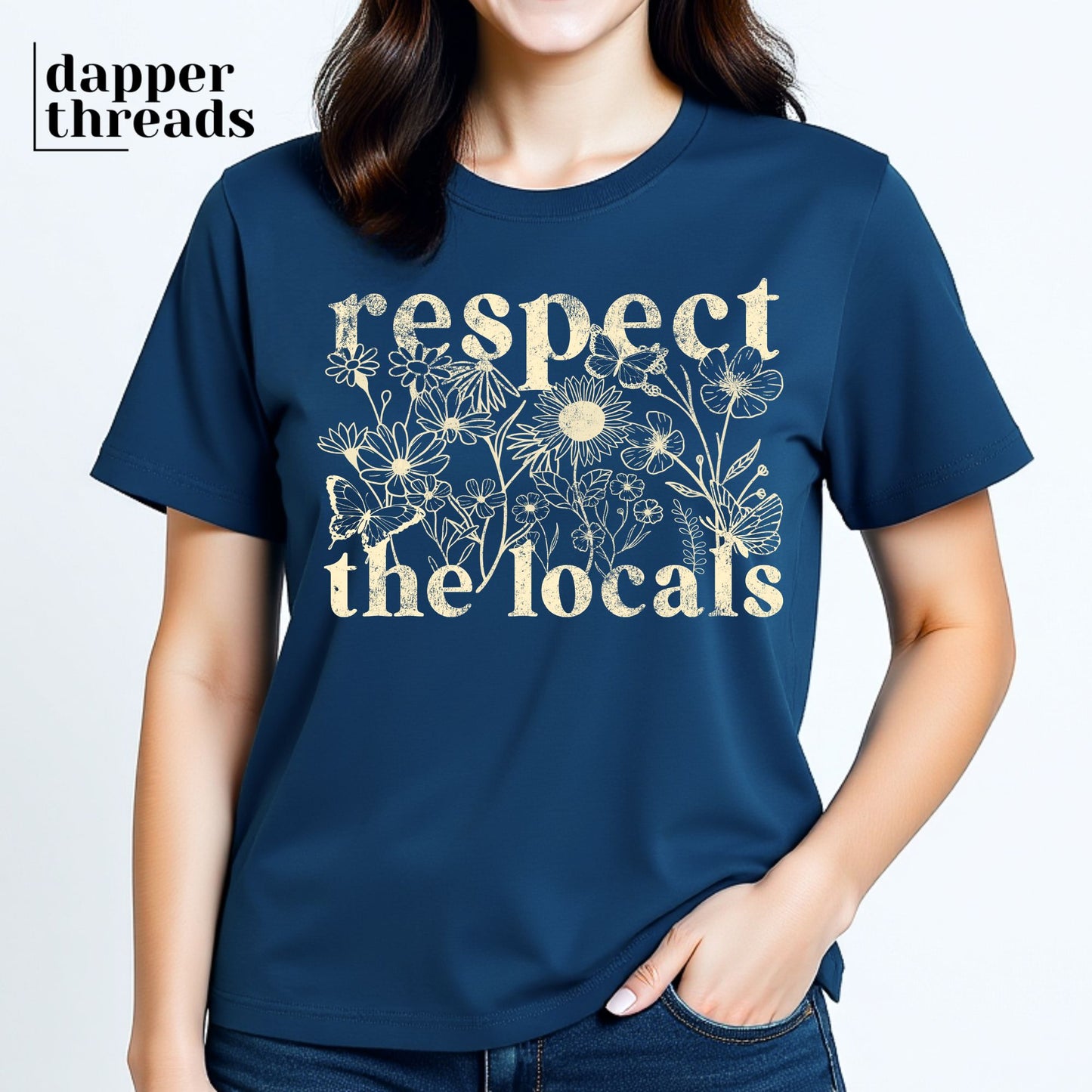 Respect The Locals Wildflowers Tee
