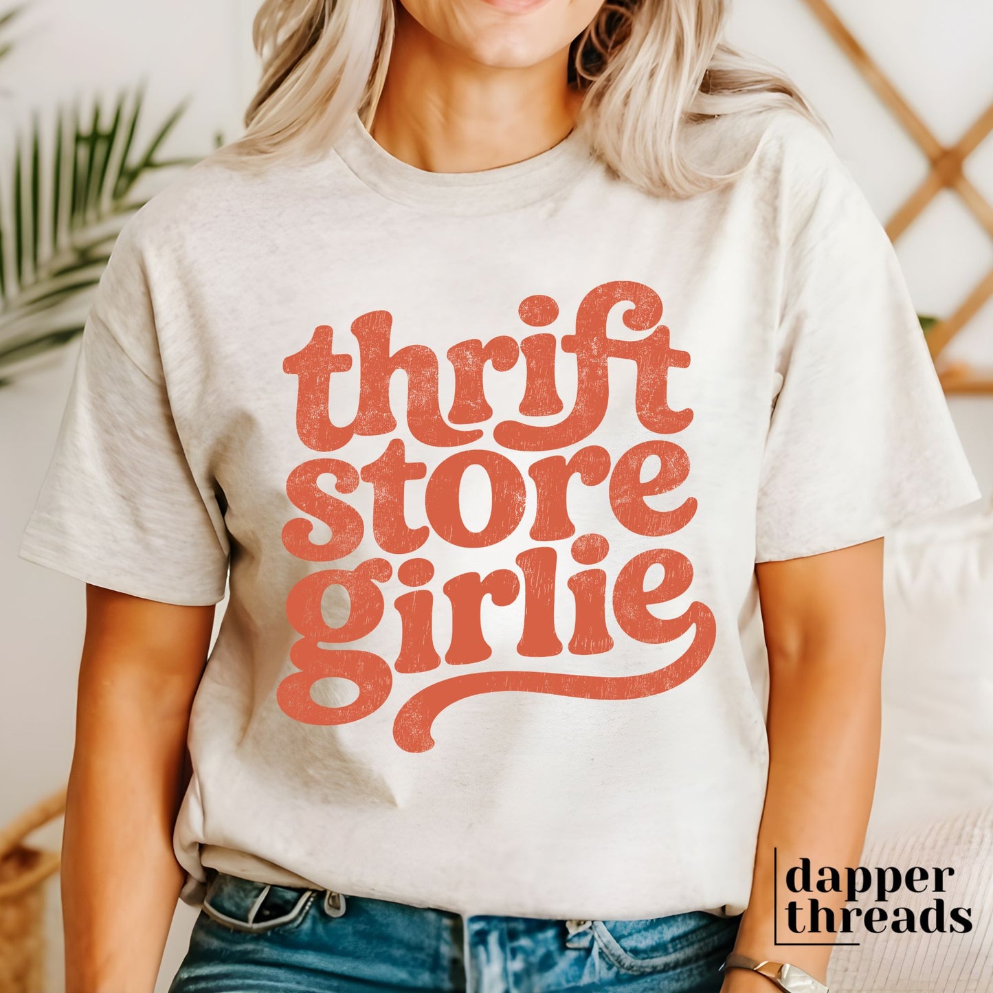Retro Thrift Store Girlie Tee