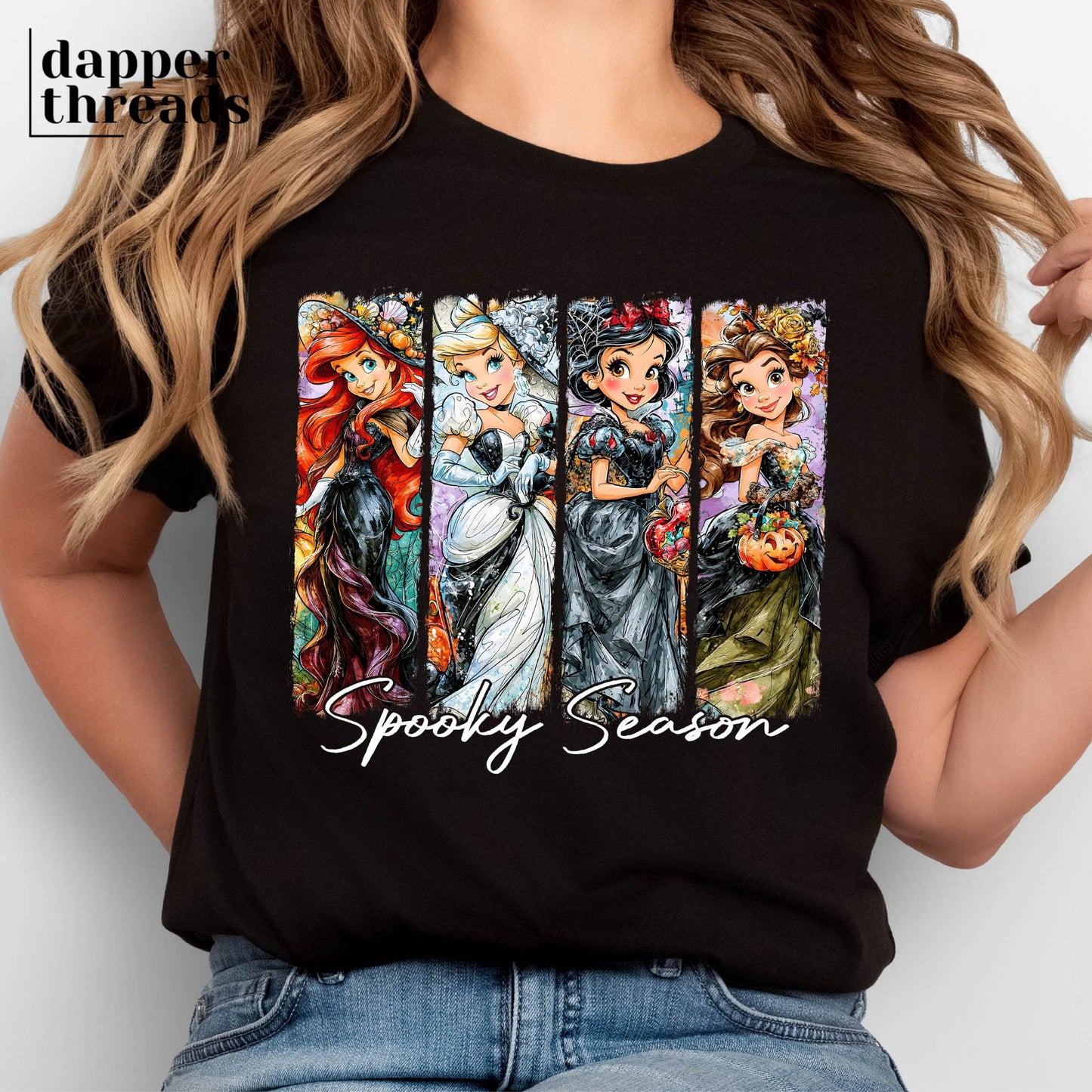 Spooky Season Halloween Princesses Tee