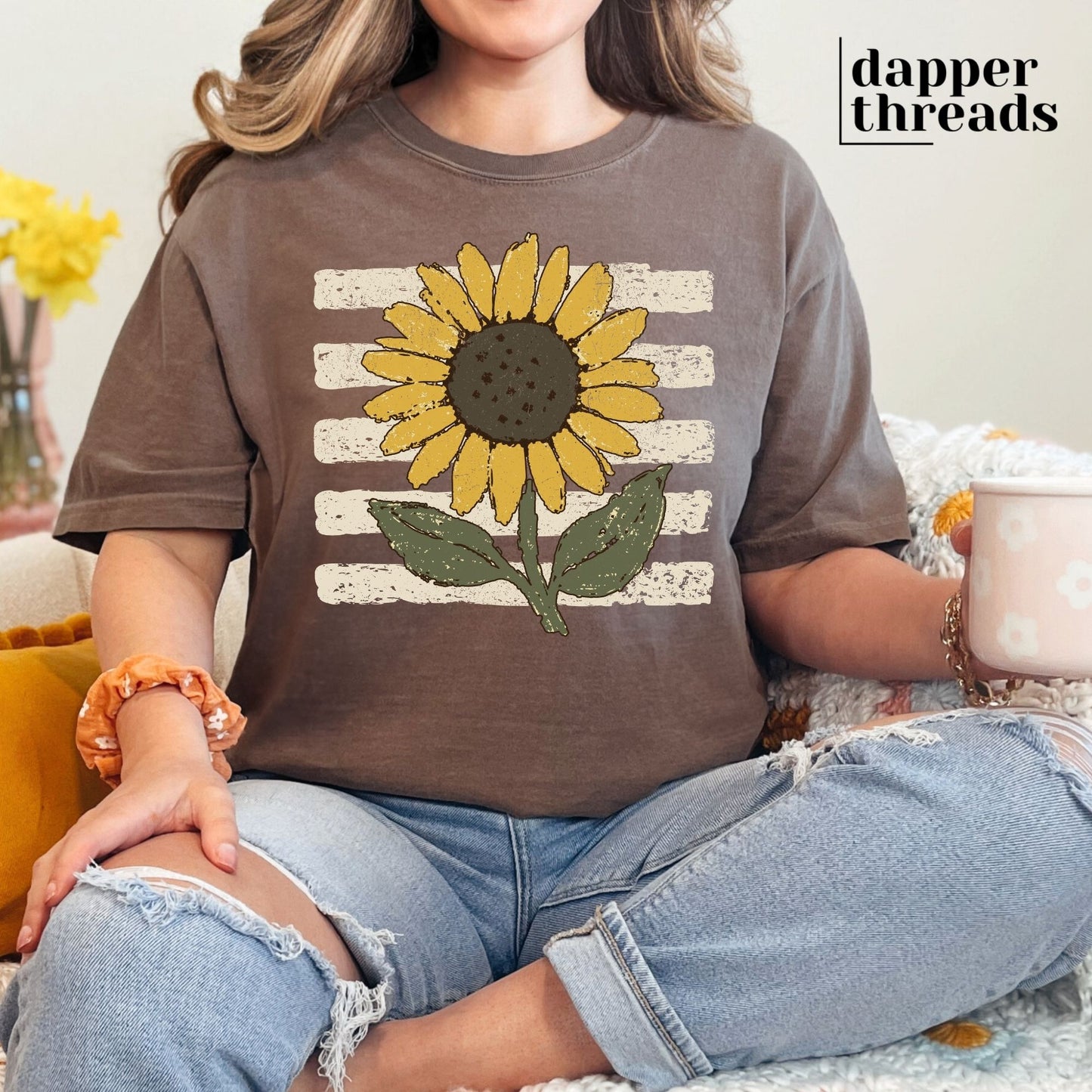 Sunflower Stripes Tee