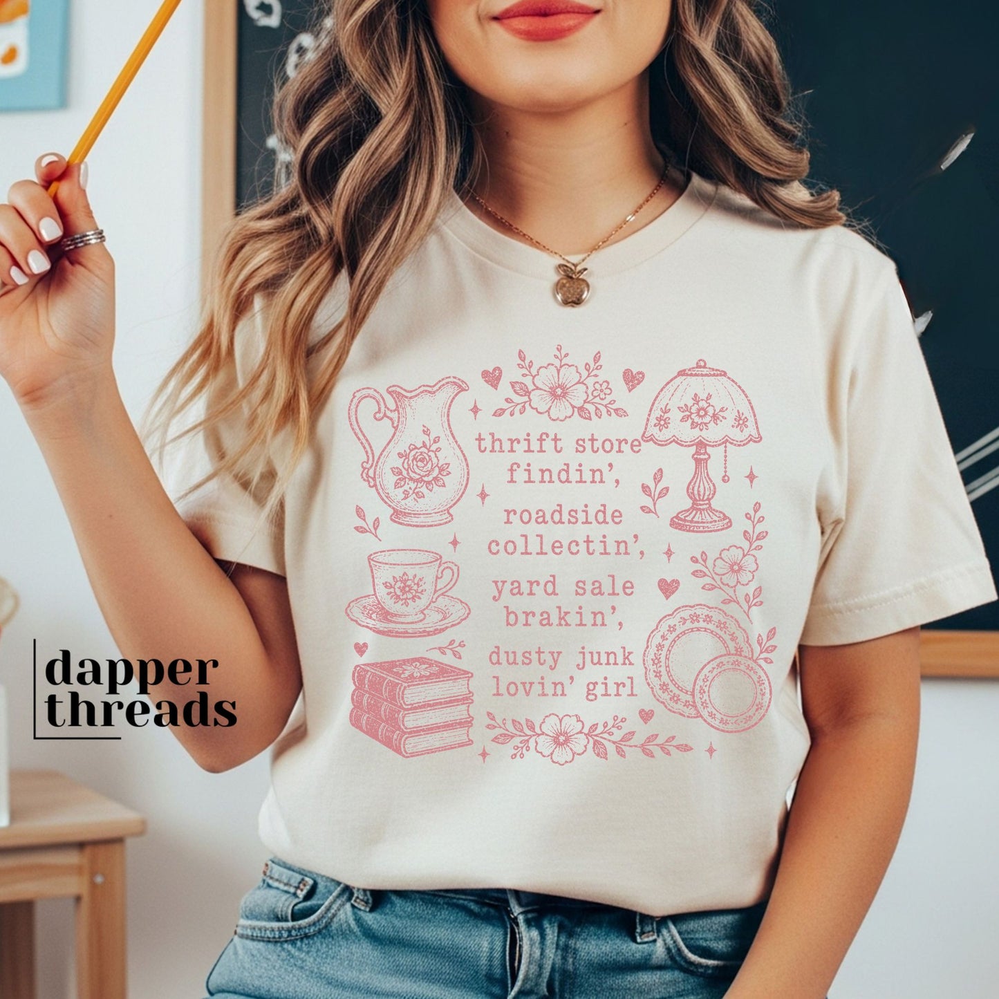 Thrift Store Findin' Roadside Collectin' Tee