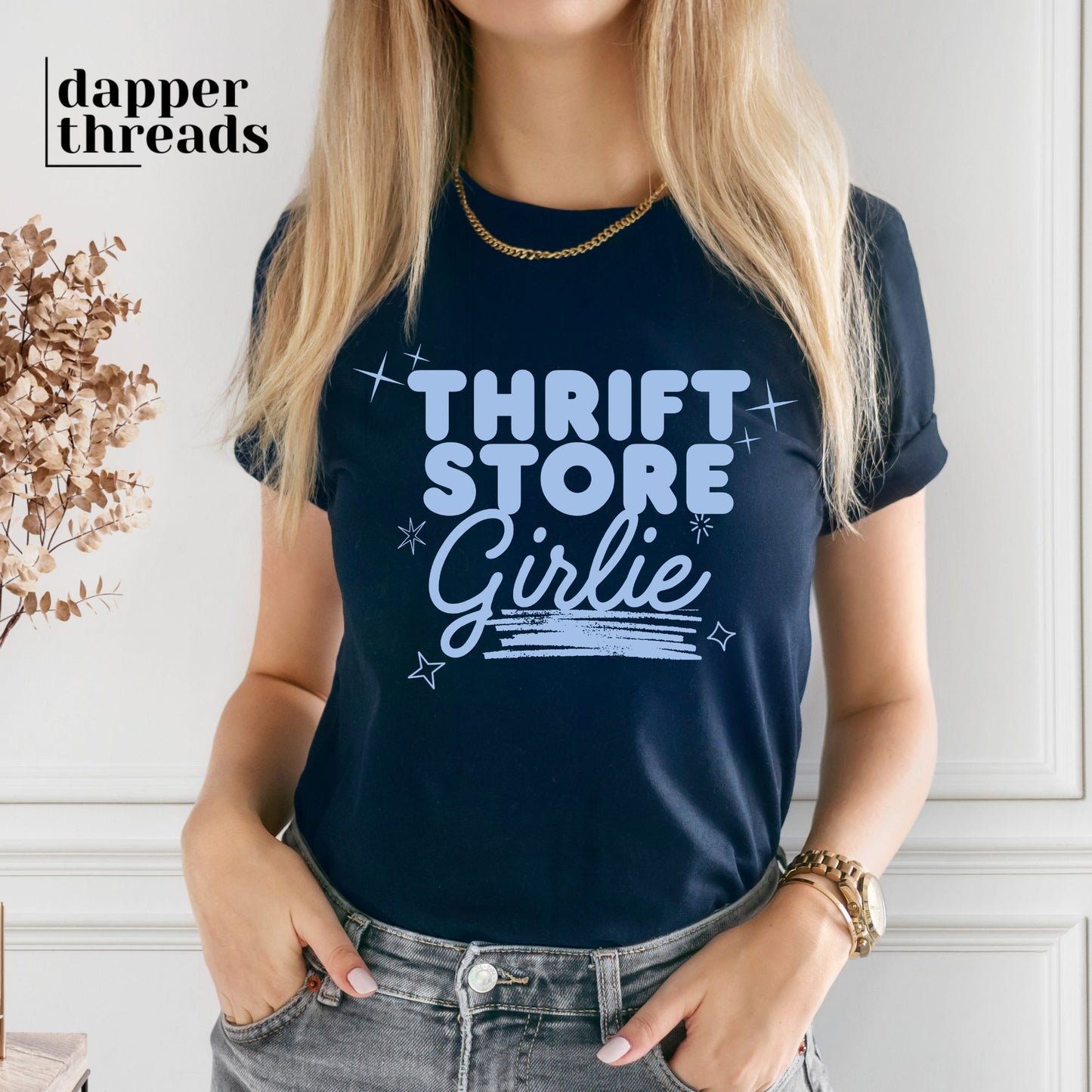 Thrift Store Girlie Tee