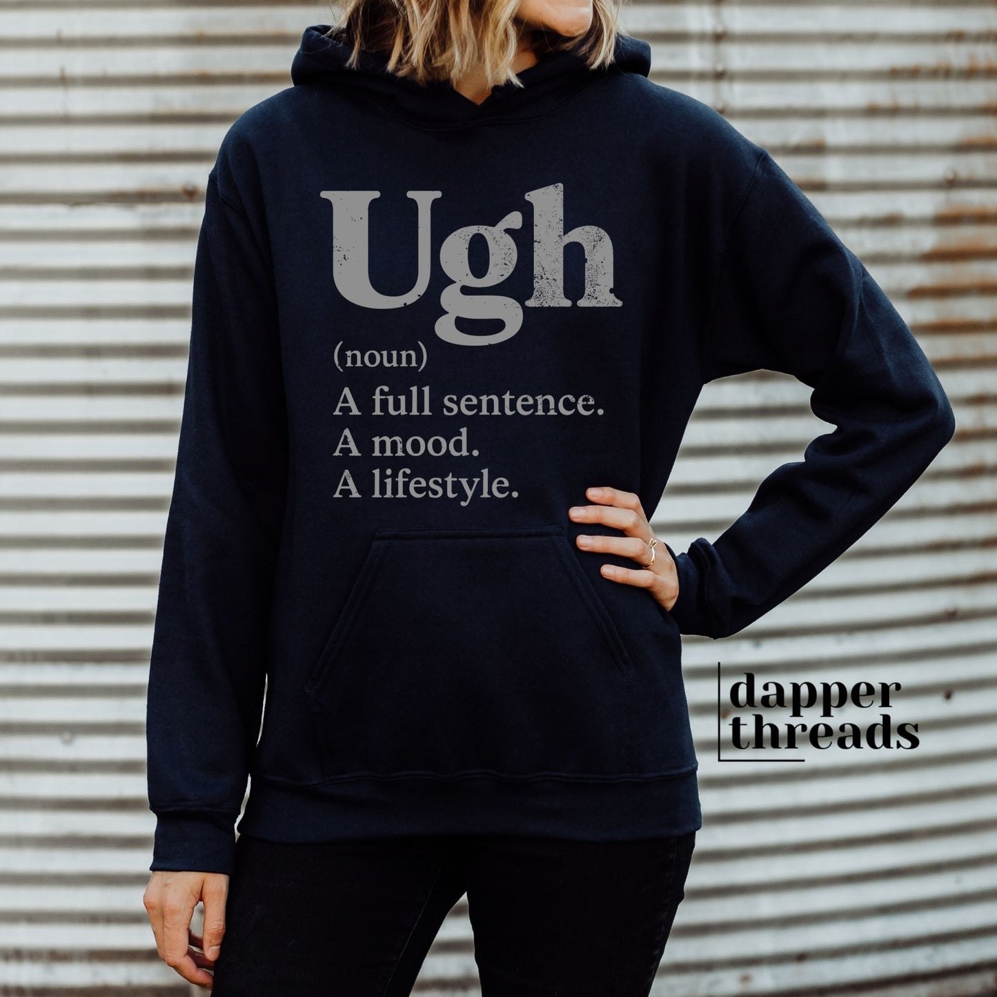 Ugh Noun Hoodie
