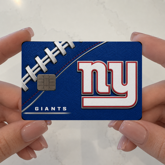 Giants Football Credit Card Skin