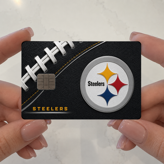 Steelers Football Credit Card Skin