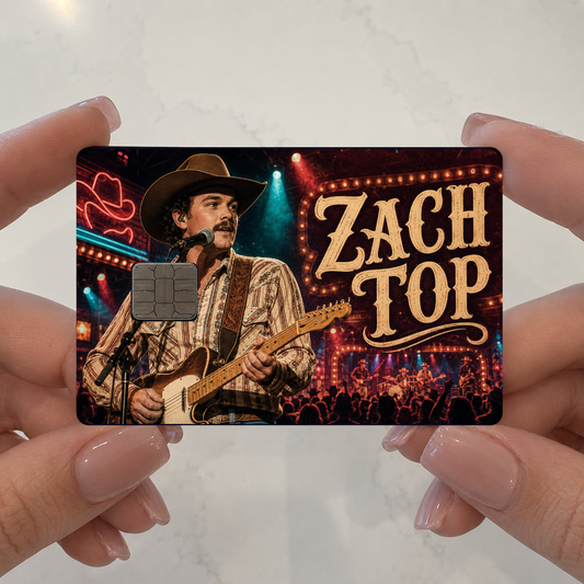 Zach T Concert Credit Card Skin - FREE SHIPPING