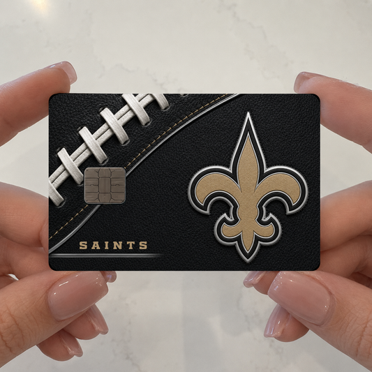 Saints Football Credit Card Skin