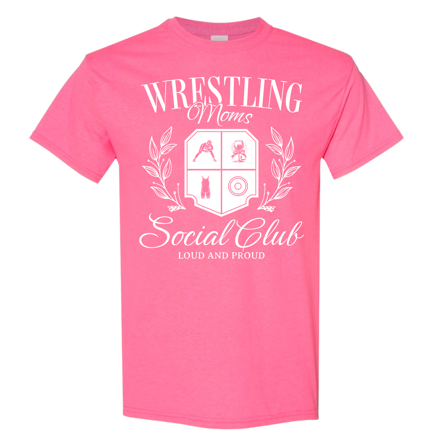 Wrestling Moms Social Club Tee