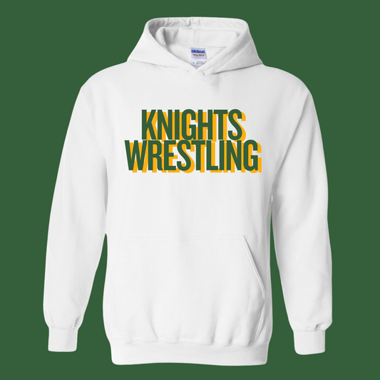 Knights Wrestling Yellow Shadow Hoodie