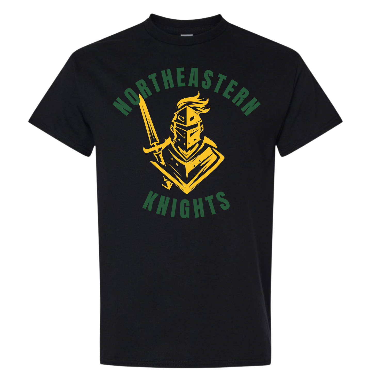 Northeastern Yellow Knight Tee