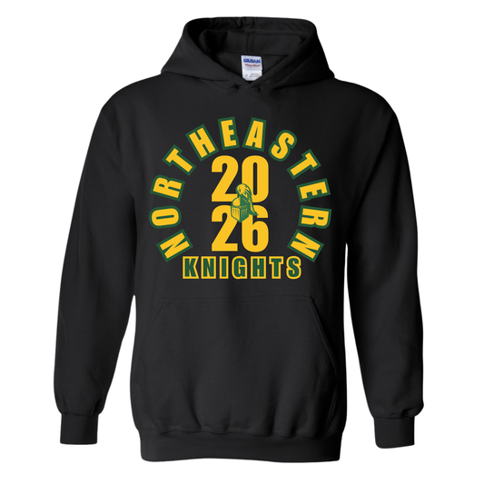 2026 Northeastern Knights Two Tone Hoodie