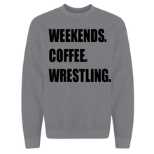 Load image into Gallery viewer, Weekends Coffee Wrestling Sweatshirt