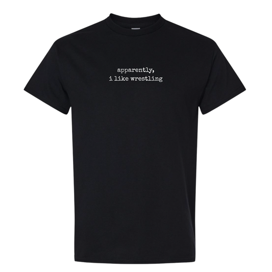 I Like Wrestling (White Ink) Tee