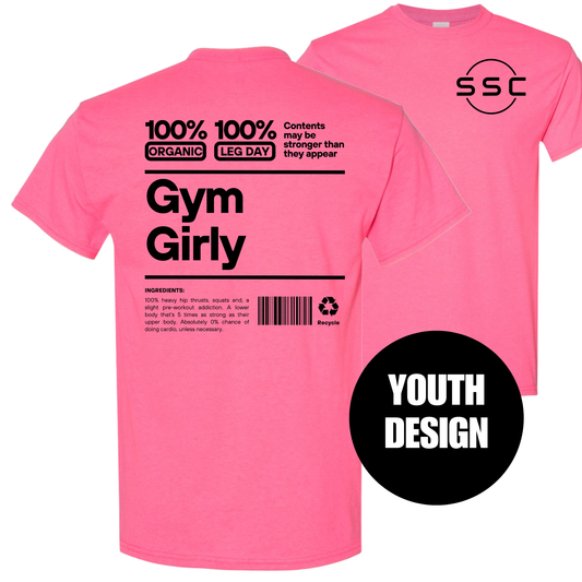 Gym Girly Made Of Tee (YOUTH DESIGN)