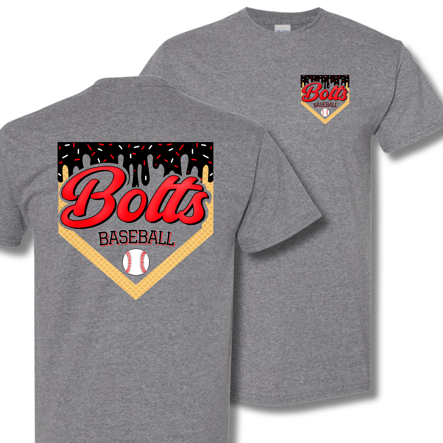 Bolts Drip Tee