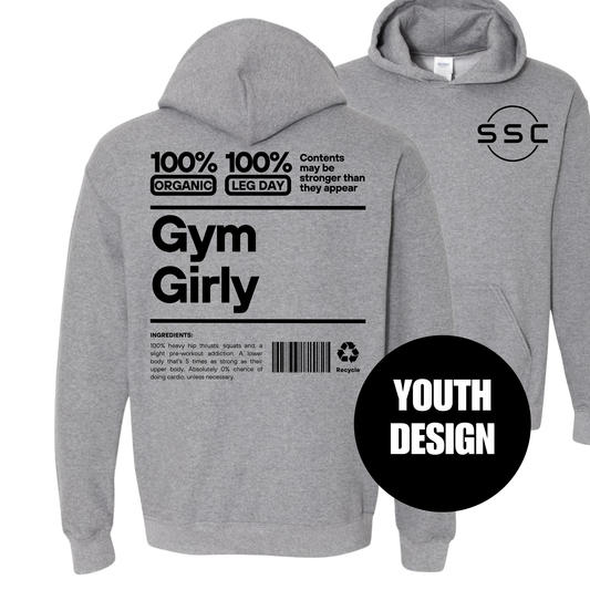 Gym Girly Made Of Hoodie (YOUTH DESIGN)