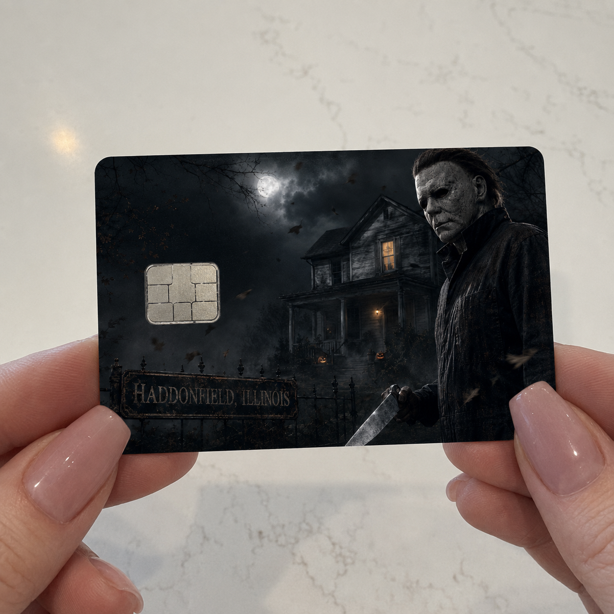 Michael Halloween Credit Card Skin - FREE SHIPPING