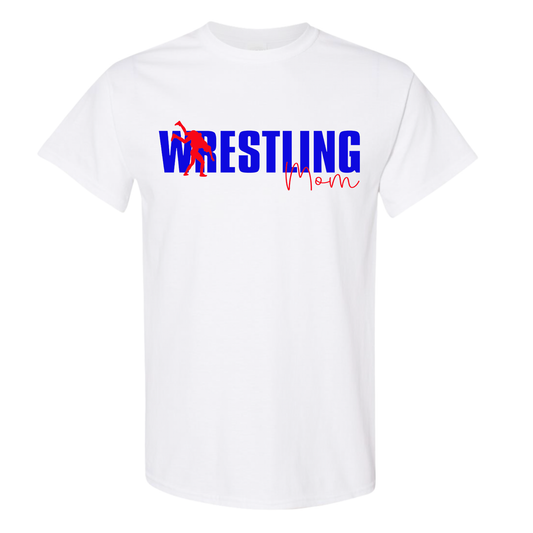 Wrestling Mom B/R Block Tee