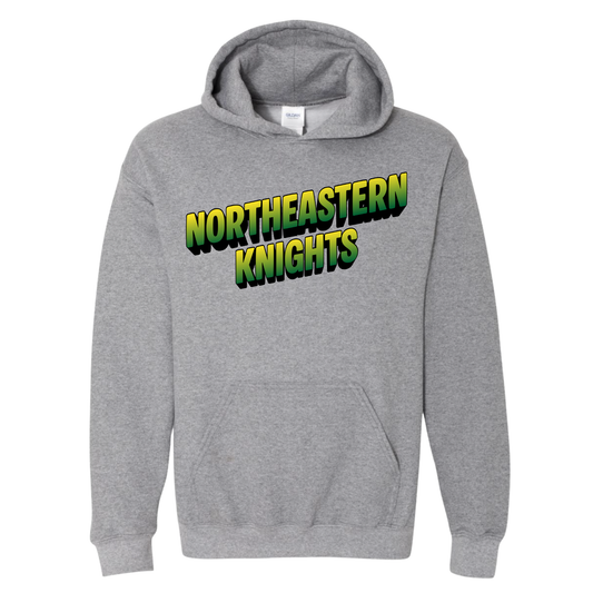 Northeastern Knights Shade Gradiant Hoodie