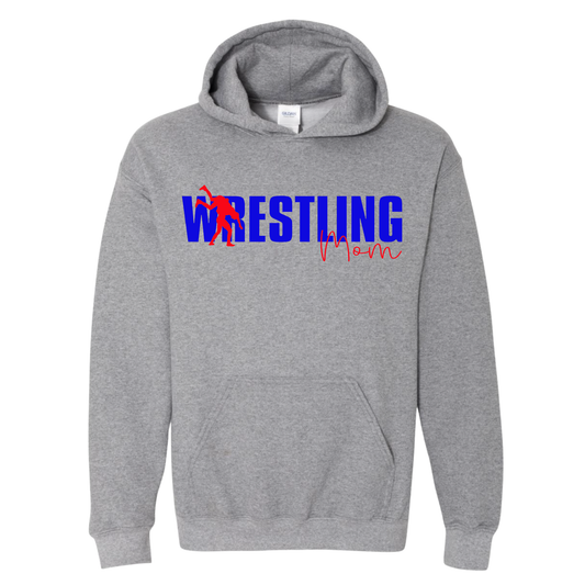 Wrestling Mom B/R Block Hoodie