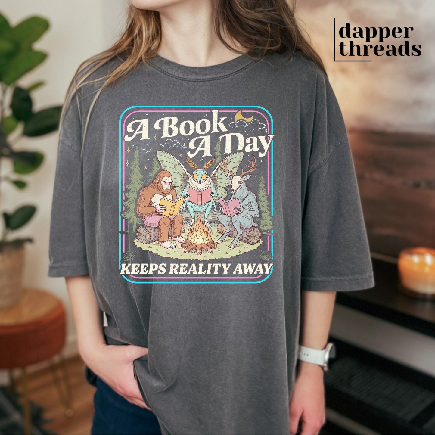 A Book A Day Cryptids Tee