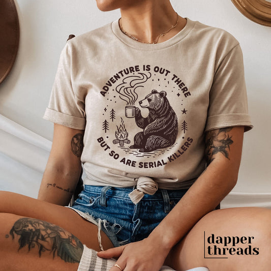 Adventure Is Out There Bear Tee