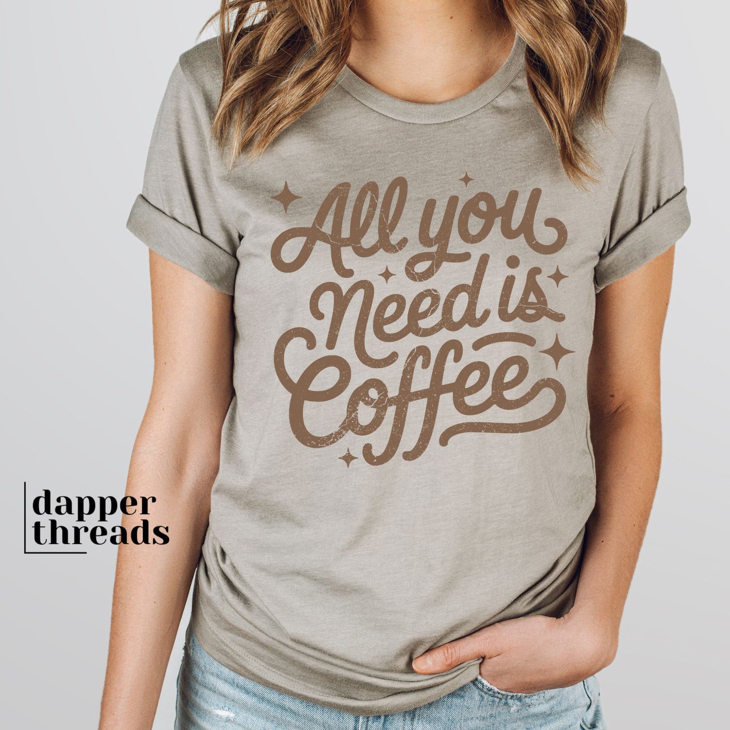 All You Need Is Coffee Grunge Tee