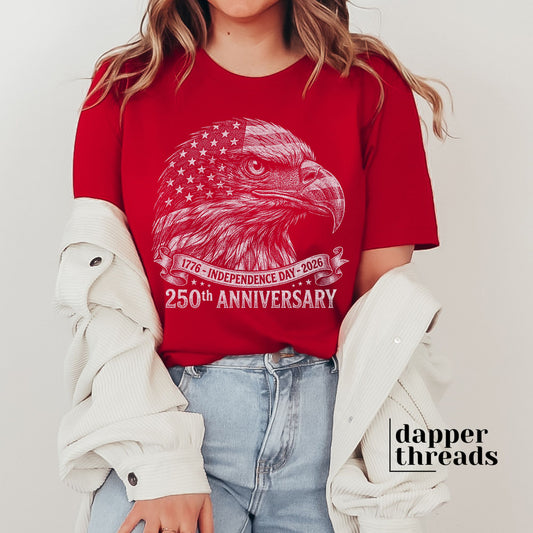 American Flag Eagle 250 Tee