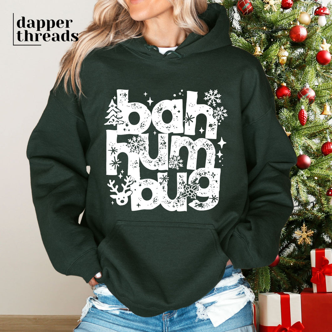 Bah Humbug Doodles Hoodie